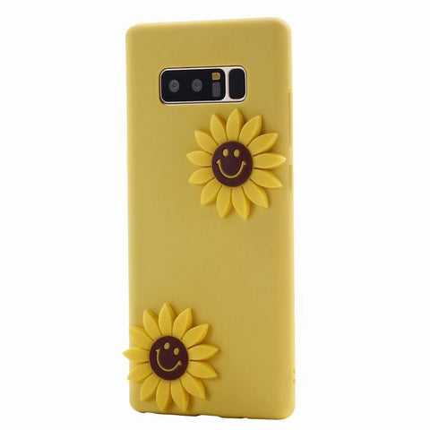 3D silicone case for Samsung Galaxy Note 8 - Multicolored (#7)