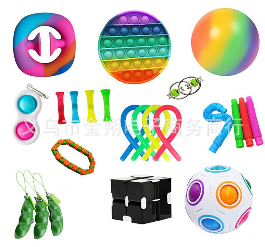 Sensory Fidget Toys Set Bubble Pop Stress Relief for Kids Adults Z409