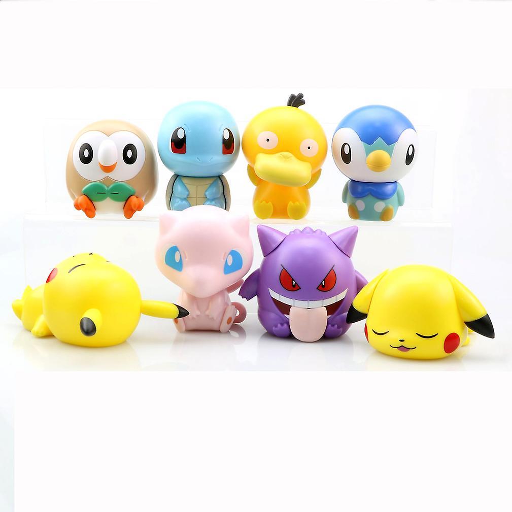 删除New 8pcs Pokemon Figure Toy Pikachu Squirtle Vivid Anime Doll Model ES556ES556