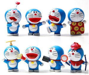 Kids Gifts Design 8 piece Doraemon Jingle Figure ES578