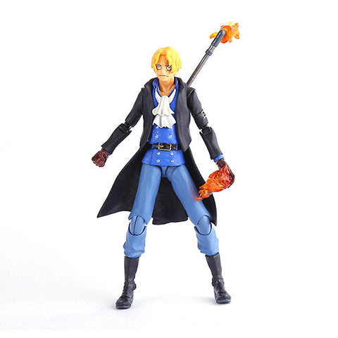 Kids Gifts Design One Piece Burning Fruit Super Movable Sabo Figure ES647