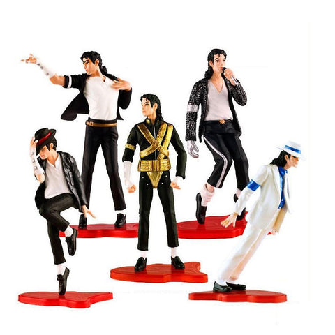 New 5pcs Figure Set Dancing Michael Jackson Toy Doll Anime Collection ES428ES428