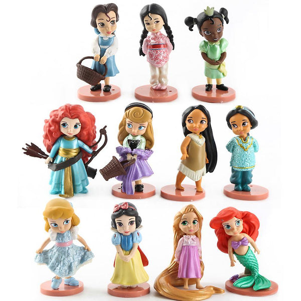 New 11pcs Snow White Cinderella Mermaid Figure Toy ES903ES903