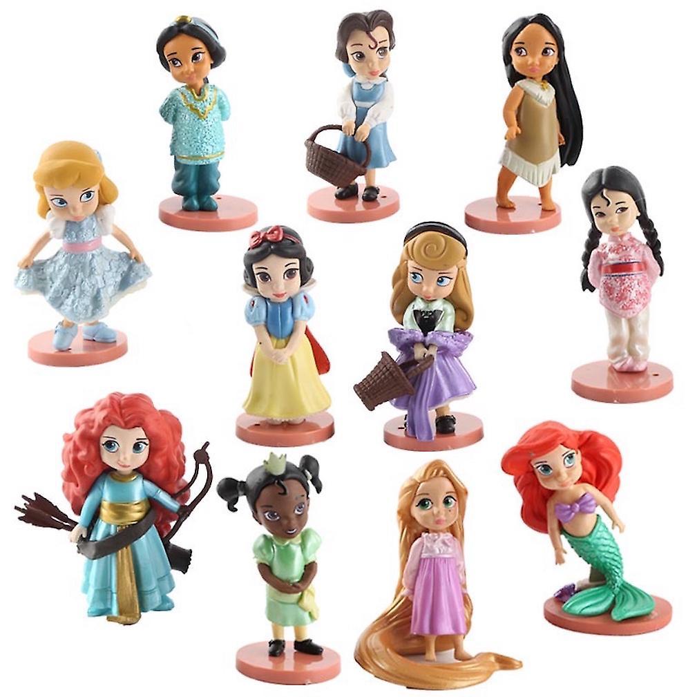 New 11pcs Snow White Cinderella Mermaid Figure Toy ES903ES903