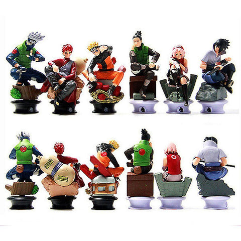 New 6 Pcs/set 8cm Uzumaki, Hinata, Madara, Kakashi, Naruto Action Figure Toy ES955ES955