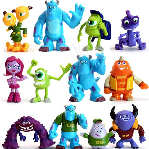 New 12pcs Monsters, Inc Figure Toy Kids Gift ES980ES980