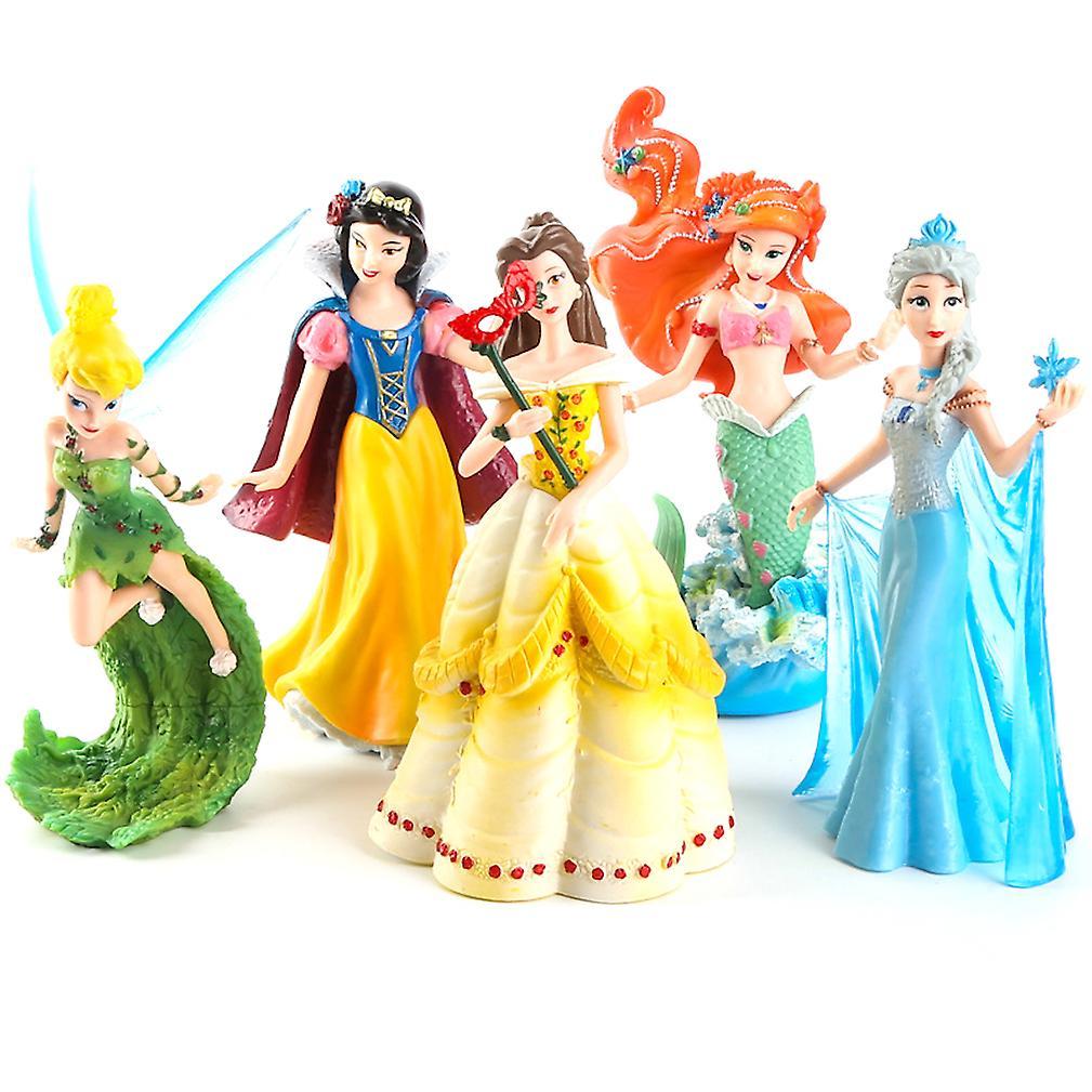 New 5pcs Figure Set Fairy Tale Princess Toy Doll Anime Collection ES1021ES1021