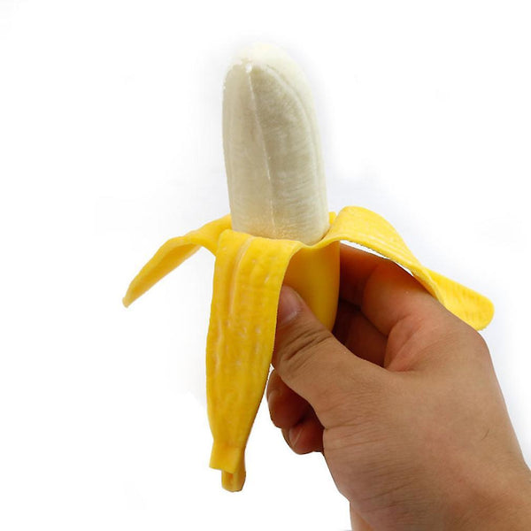 New Spoof Peeling Banana Squeezing Children Simulation Decompression Venting Toy ES2407ES2407