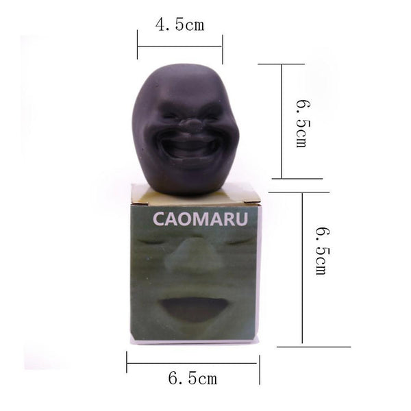 New 4pcs Decompression Face Ball Doll Trick Anti Stress Tpr Squeezing Toy Funny Caomaru ES2426ES2426