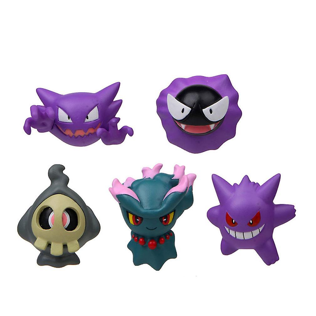 New 5pcs Gengar Fridge Smagnets Magnetic Refrigerator Sticker Figure Toy ES3437