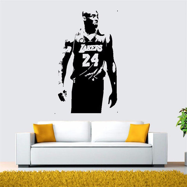 Kobe Bryant Basketball Player Wall Cute funny Stickerer Poster Decorative Wall Decals 57x99cm ES3518