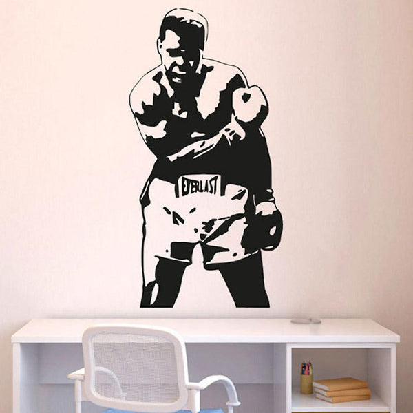 New Champion Mike Tyson Wall Sticker Gym Decoration Wall Decals Stickers Removable ES3636ES3636