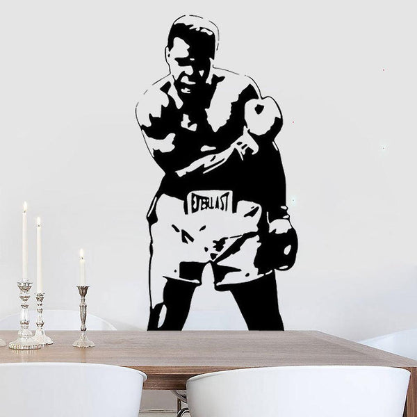 New Champion Mike Tyson Wall Sticker Gym Decoration Wall Decals Stickers Removable ES3636ES3636