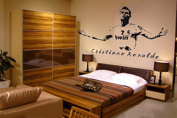 New Wall Stickers Ronaldo Real Madrid Football Stickers Murals 42x77cm ES3790ES3790