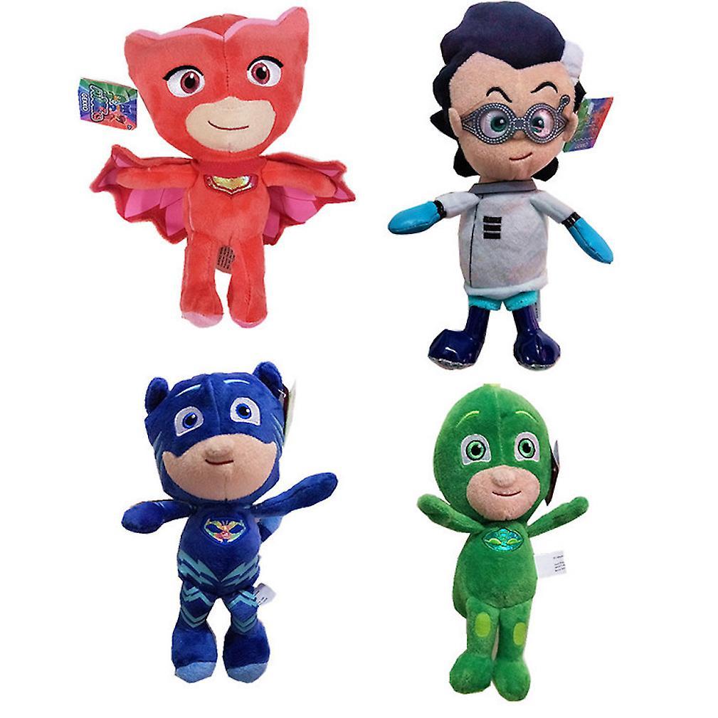 New 4pcs Pj Masks Plush Doll Toy Cartoon Doll 20cm ES5120ES5120