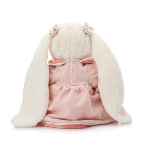 New Rabbit Doll Plush Toy Skirt White Bunny Kids Gift 23cm ES5241