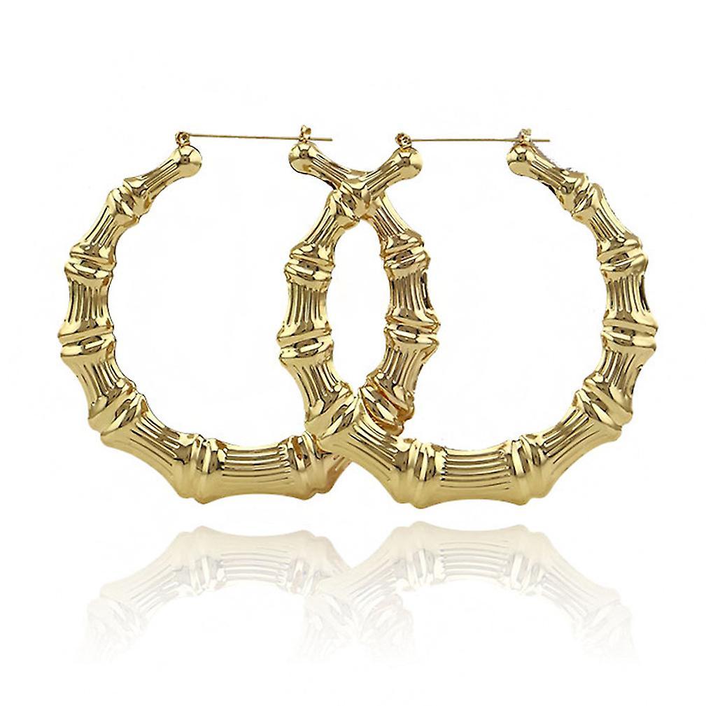 Special elegant Earringss Large Circle 100mm Bamboo Iron Ear Hoops For Party ES6289