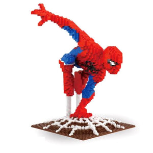 New Spider Man Building Blocks Puzzle Micro 3d Figures Marvel Educational Brick Toys ES7479ES7479