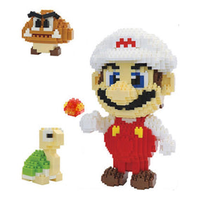 New Super Mario Building Blocks Puzzle Micro 3d Figures Educational Brick Toys ES7490