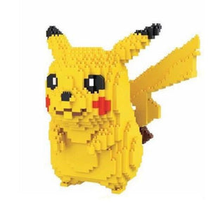 New Building Blocks Pikachu Kids Figure Plastic Toy Creative Bricks Yellow ES7510ES7510