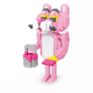 New Building Blocks Pink Panther Kids Figure Toy Creative Bricks ES7513ES7513