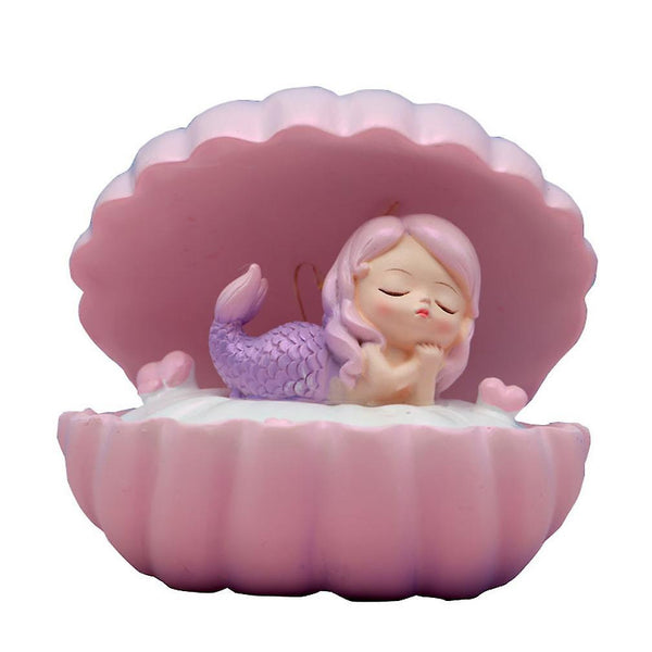 New Mermaid Shell Star Night Light Small Night Lamp Resin Decorations ES8584ES8584