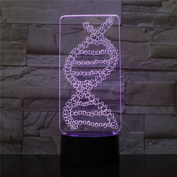 New Dna Gene 3d Led Night Light Kids Bedroom Table Lamp ES8970