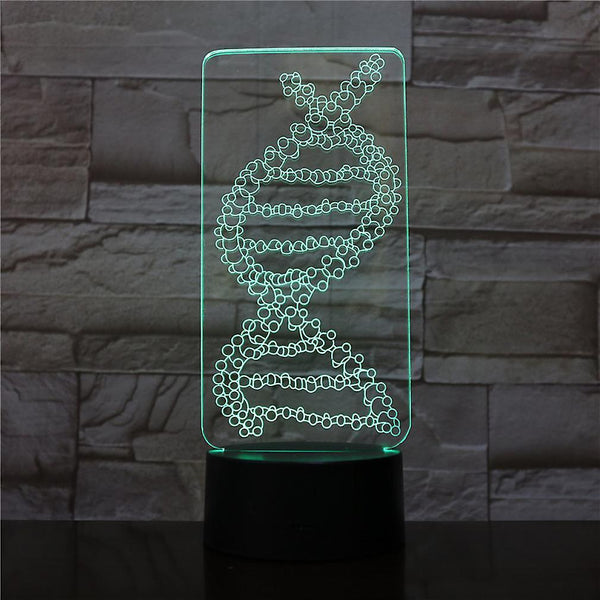 New Dna Gene 3d Led Night Light Kids Bedroom Table Lamp ES8970