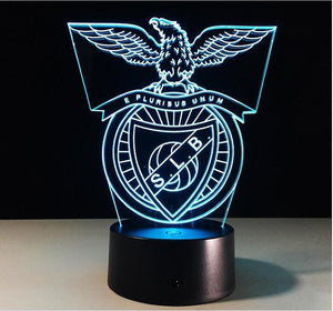 New Benfica Usb 3d Anime Night Light Atmosphere Led Table Lamp ES9006ES9006