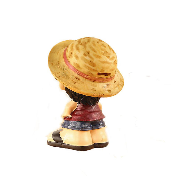 New Cartoon Large One Piece Luffy Piggy Bank Resin Money Box ES9339