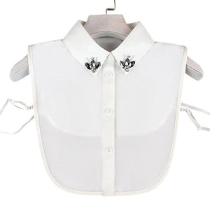 New Rhinestone Fake Collar Detachable Blouse Diamond Inlaid Half Shirts ES9917ES9917