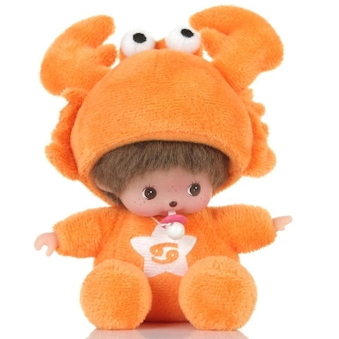 New Monchichi Monkiki Cancer Twelve Constellations Cartoon Doll Plush Toy 15cm ES10257ES10257