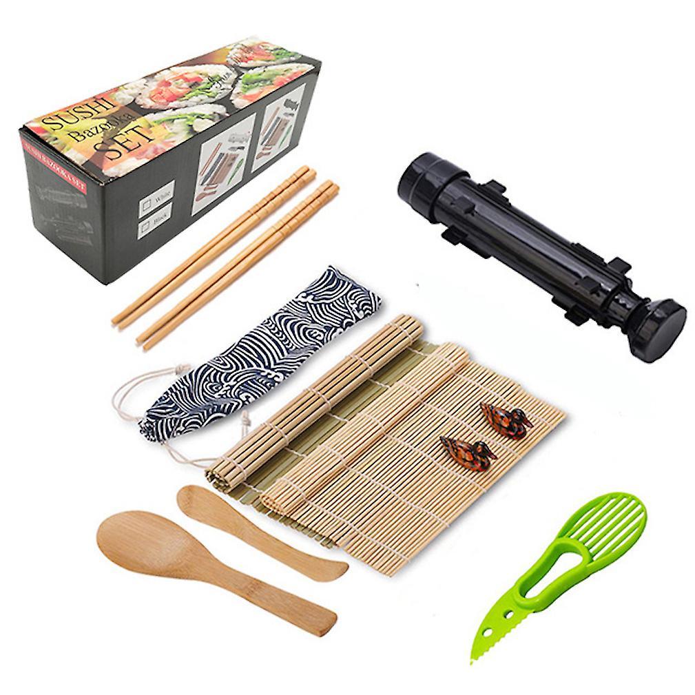 New 12pcs Sushi Making Kit Creative Home Use Rice Roll Sushi Maker Mold ES10620ES10620