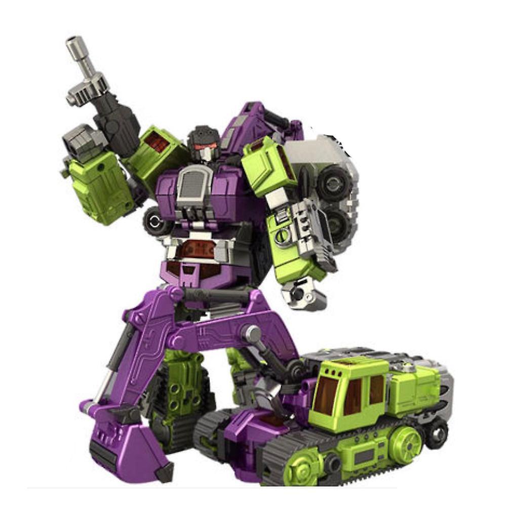New Transformers 5 Gt Hercules Nbk Transparent Excavator Deformation Robot Car ES11460ES11460