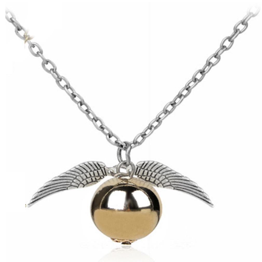 New Potter Gold Pirate Snitch Gold Necklace ES11822ES11822