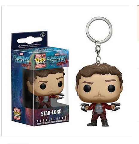 New Keychain Key Ring Pendant Figures Star-lord ES11914