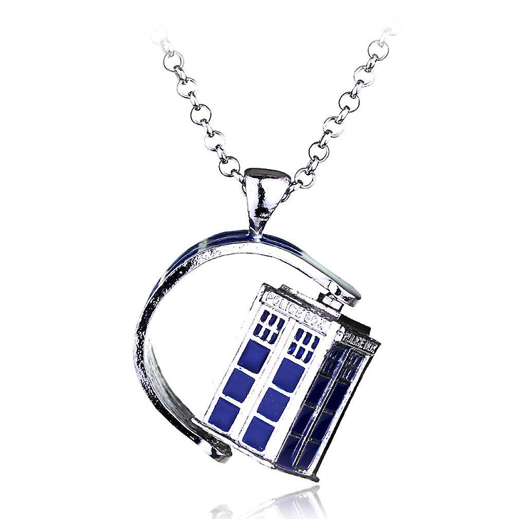 New Doctor Who Necklace Rotatable House Pendant ES12283ES12283