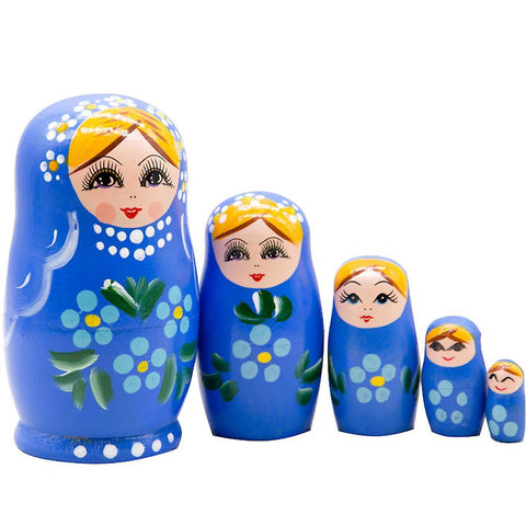 New Matryoshka Russian Doll 5-layer Wooden Handmade Children's Educational Doll ES12355ES12355