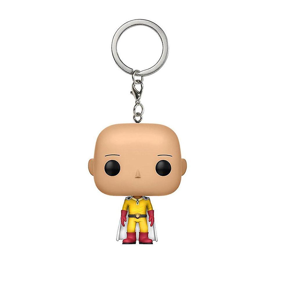 New Superman Punch One Punch-man Saitama Figures Keychain Key Ring Pendant ES12728ES12728