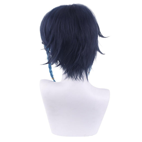 New Genshin Impact Wigs Barbatos Braided Wig Cap ES13441ES13441