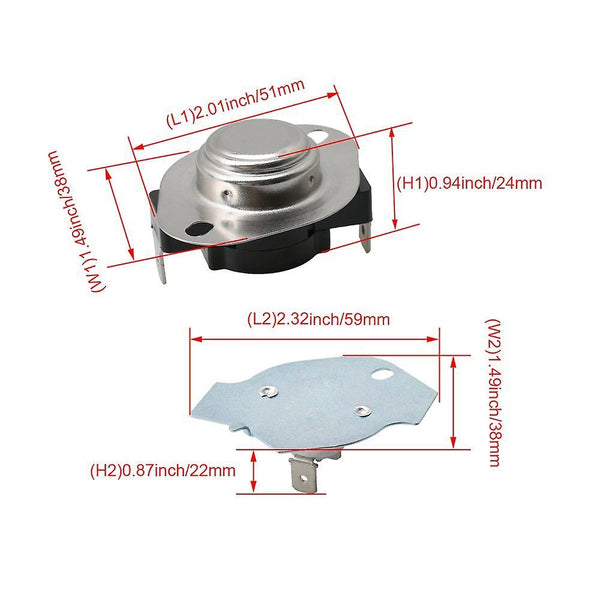 For 279769 Dryer Thermal Cut-off Kit 3389946 3398671 WS278