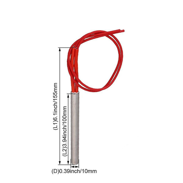 10x100mm 220V 300W Single head Cartridge Mold Heater Heating elementWS159