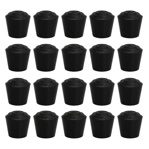 20pcs 14mm Inner Diameter Rubber Chair Feet Protector CapsWS1