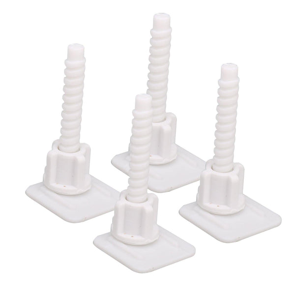 4pcs Hinge replacement Square Plastic Toilet Seat Bottom Screw 3.8cmWS182