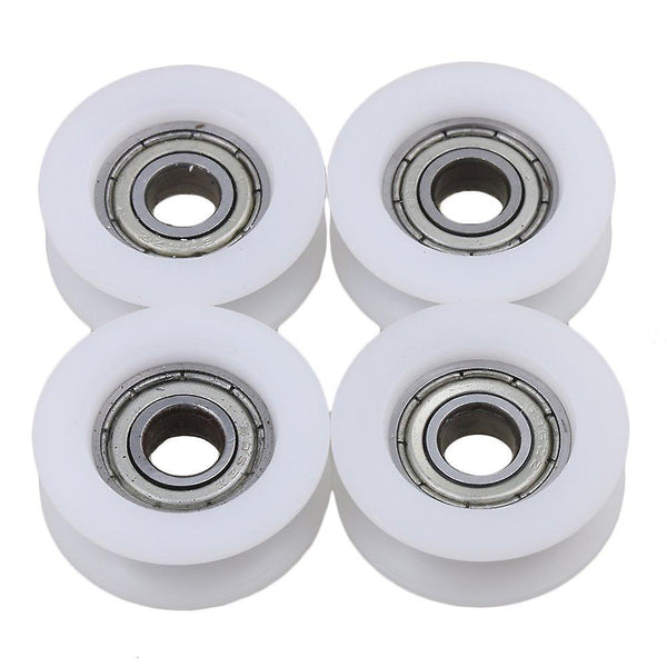 For 4pcs 6x24x9mm U Groove Door Window Roller Guide Pulley Wheel Bearing WS116