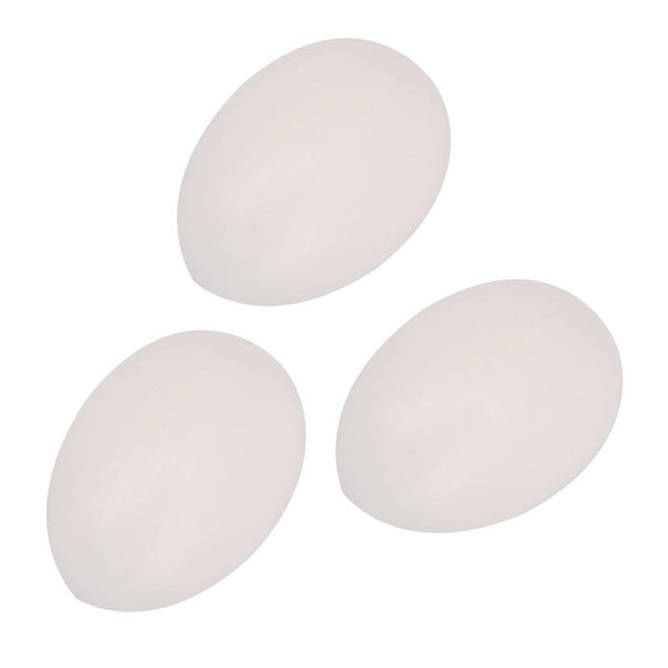 10pcsPlastic White Solid Fake Pigeon Parrots EggWS503