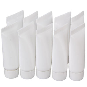 For 10pcs 5ML White Comestic Soft Tube Bottle Container WS535