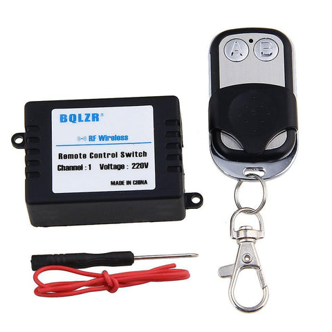 For AC 220V 433MHZ Relay 1CH Wireless RF Remote Control Switch Transmitter Receiver WS219