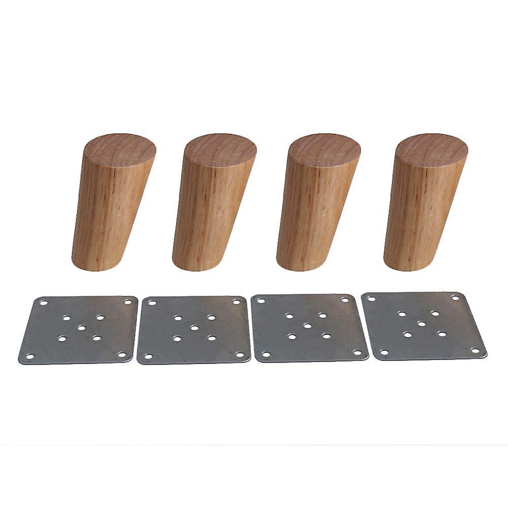 4pcs Wood Furniture Foot Leg Feet 10cmWS358