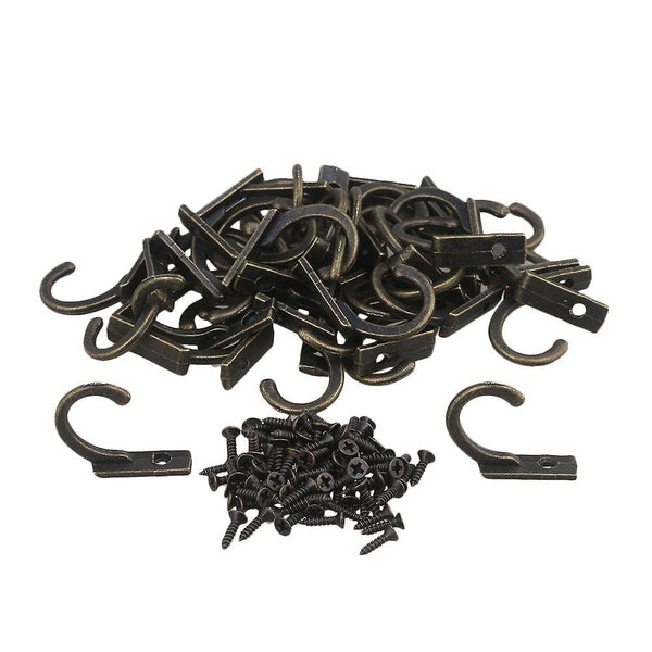 For 40pcs Antique Bronze Frame Strap Hanger Hook 21*7mm C114 WS588